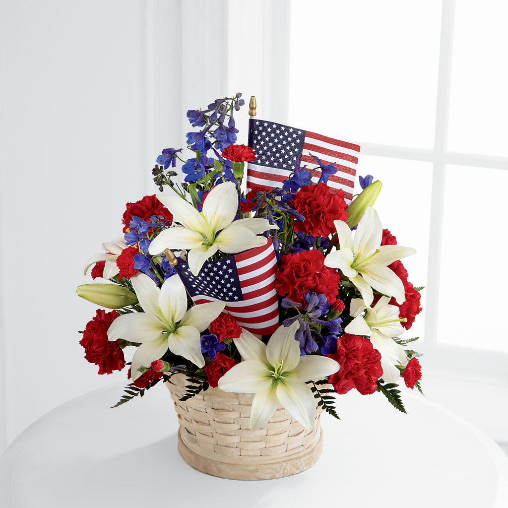 American Glory Bouquet – Guilles Flowers Santa Clara, San Jose CA