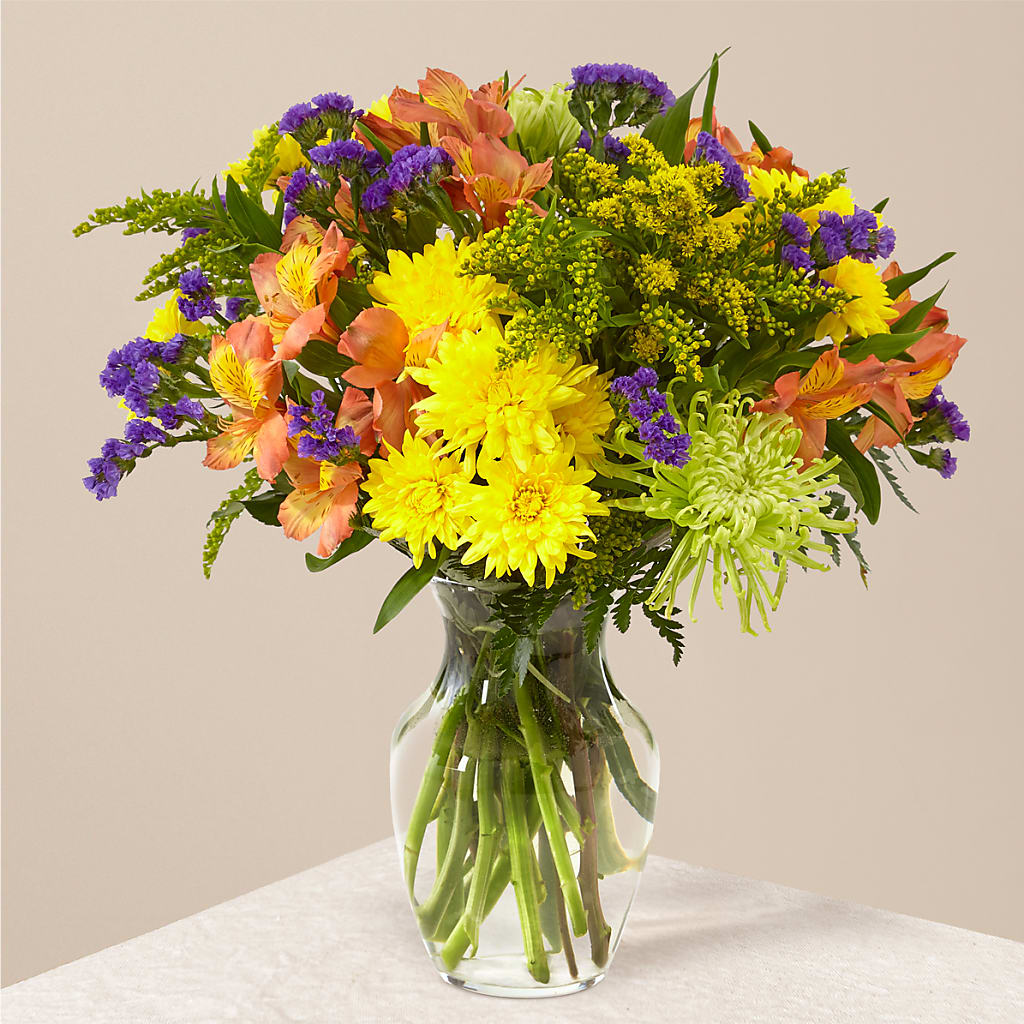 Marmalade Skies Bouquet – Guilles Flowers Santa Clara, San Jose CA