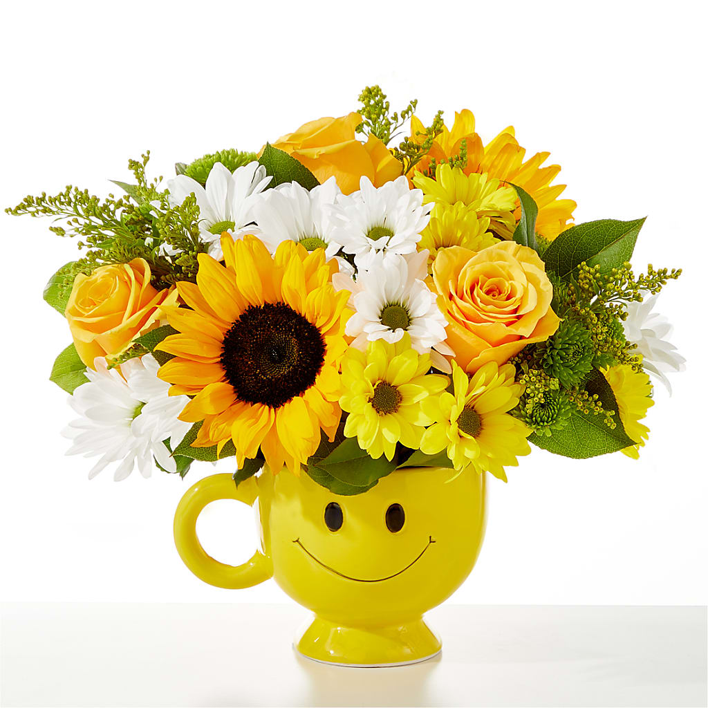 Be Happy Bouquet – Guilles Flowers Santa Clara, San Jose CA