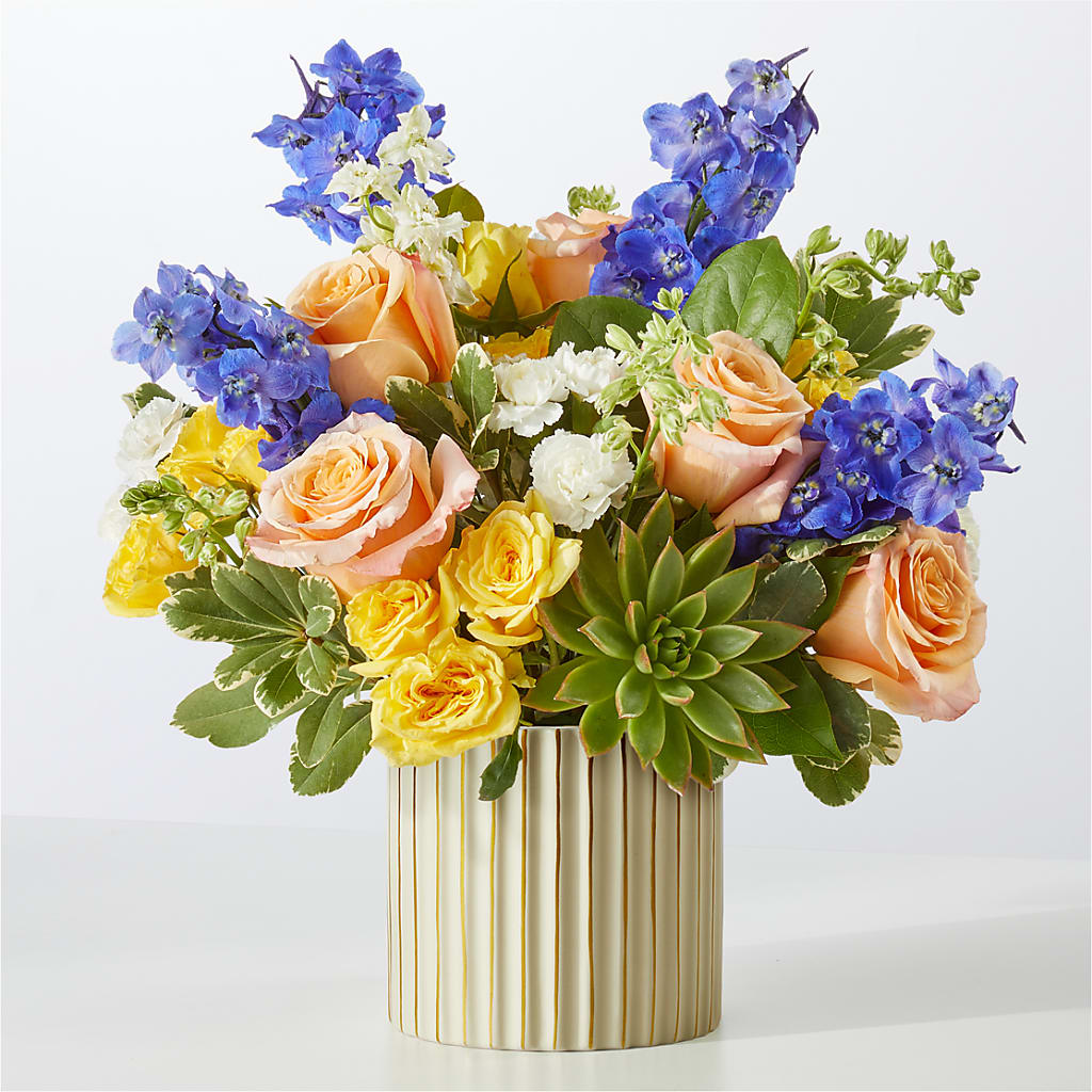 Cobalt Reverie Bouquet – Guilles Flowers Santa Clara, San Jose CA