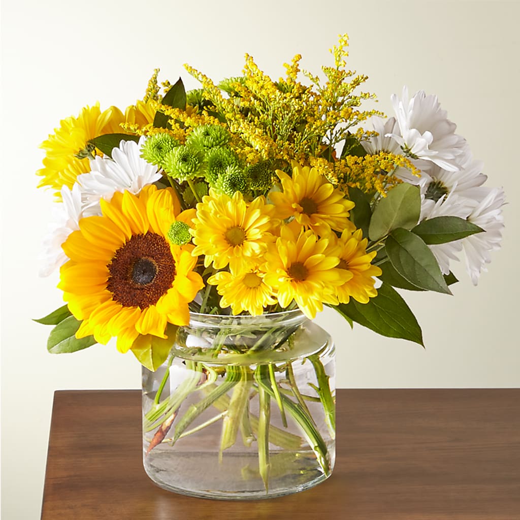 Hello Sunshine Bouquet – Guilles Flowers Santa Clara, San Jose CA