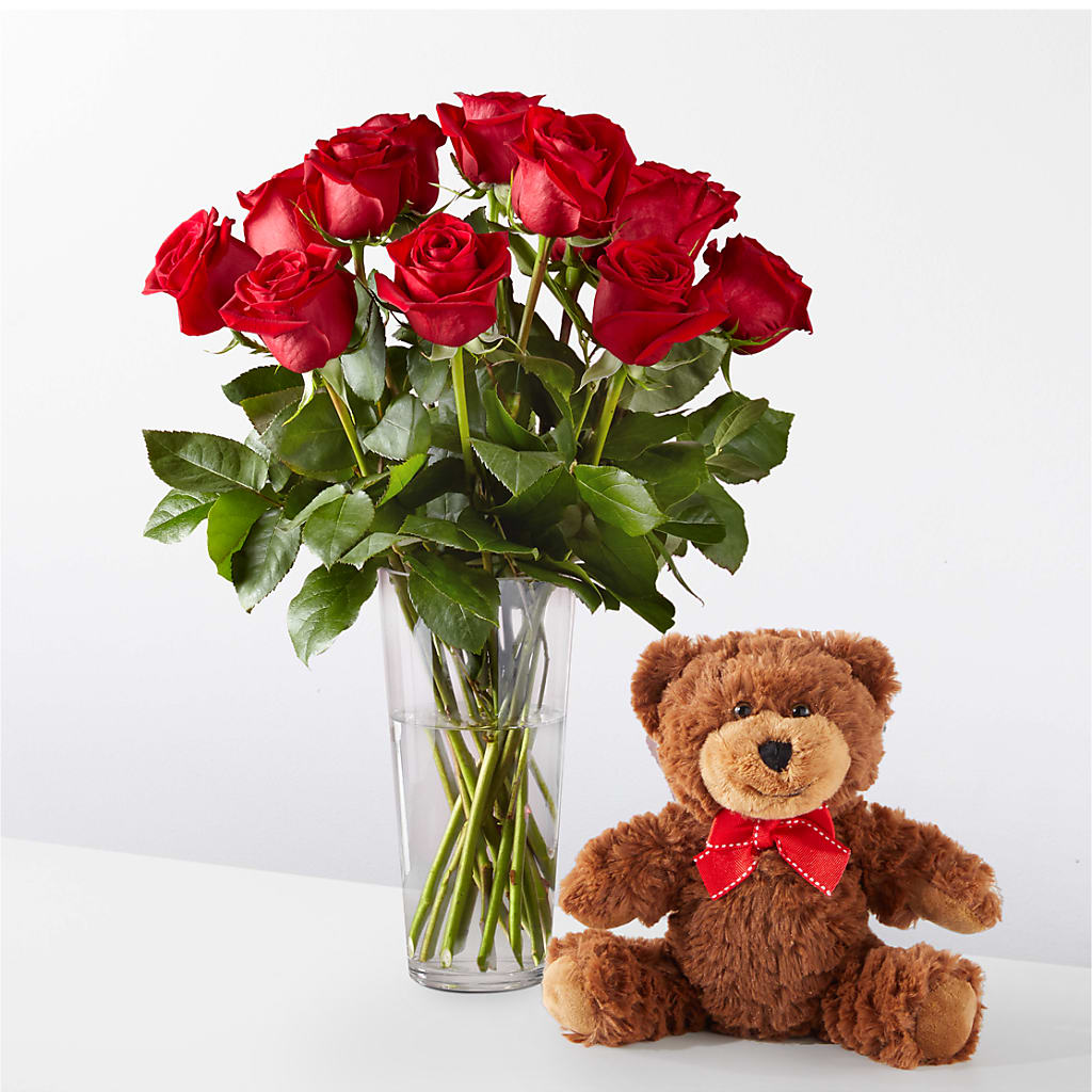 Romantic Long Stem Red Rose Bouquet Bundles – Guilles Flowers Santa Clara, San Jose CA
