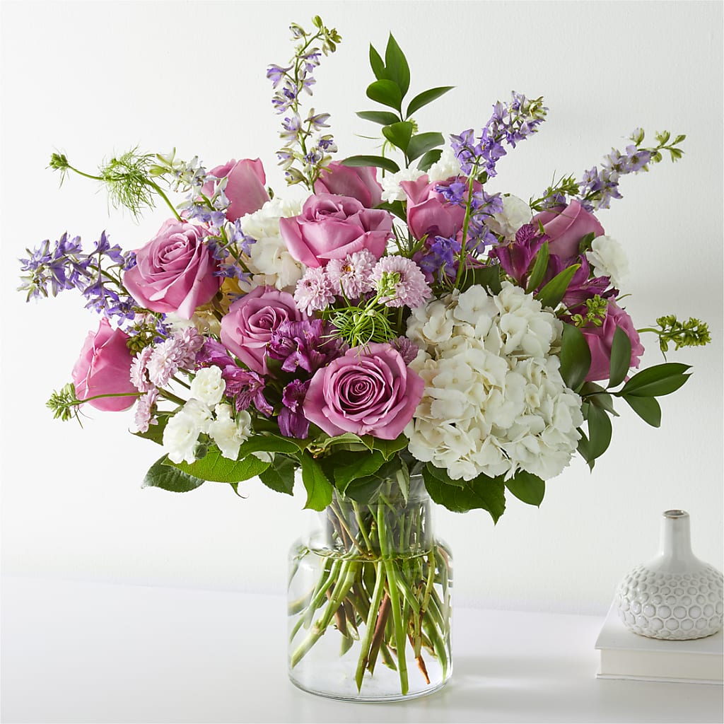 Violet Caress Bouquet – Guilles Flowers Santa Clara, San Jose CA