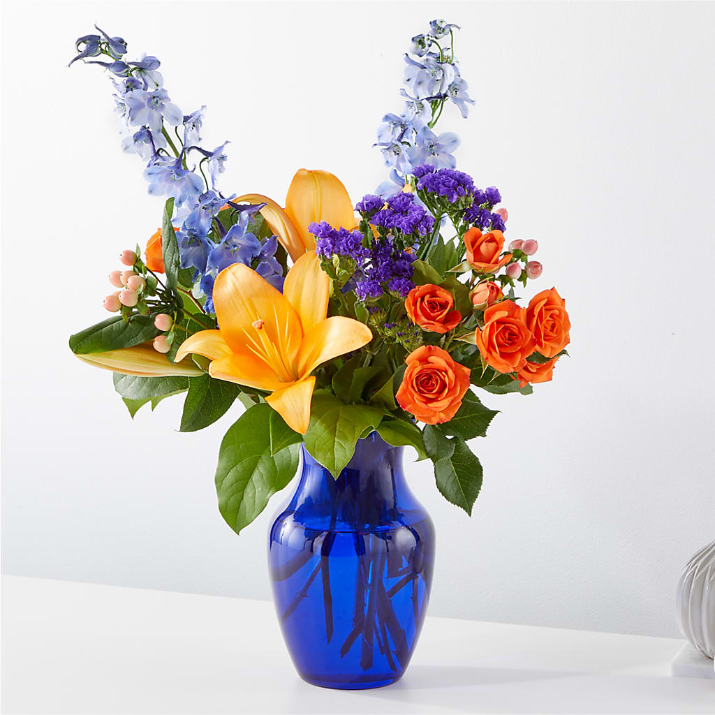 Radiant Citrus Bouquet – Guilles Flowers Santa Clara, San Jose CA