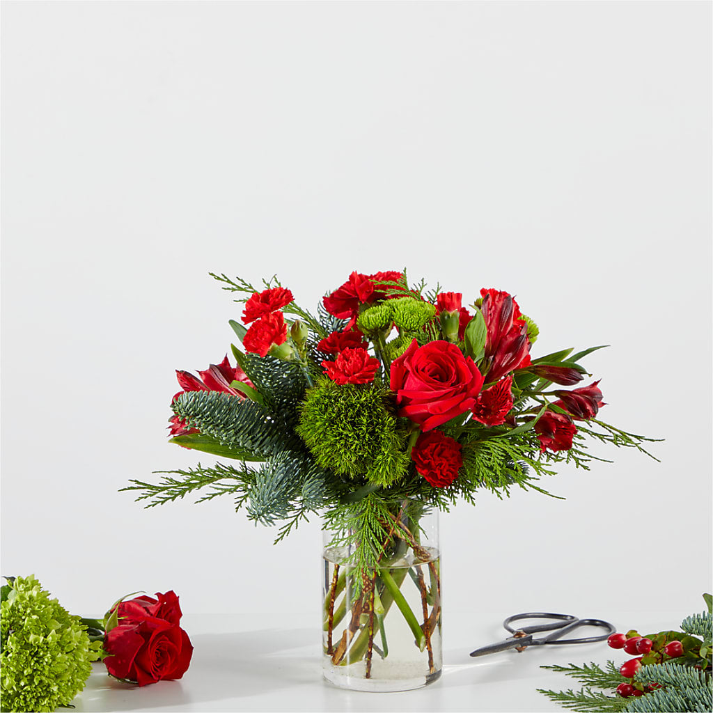 Merry Moment Bouquet – A Florist Original – Guilles Flowers Santa Clara, San Jose CA