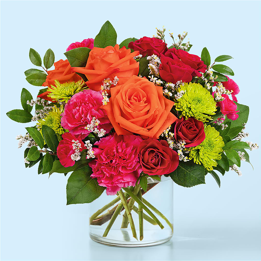 Colorful Carnival Bouquet – Guilles Flowers Santa Clara, San Jose CA