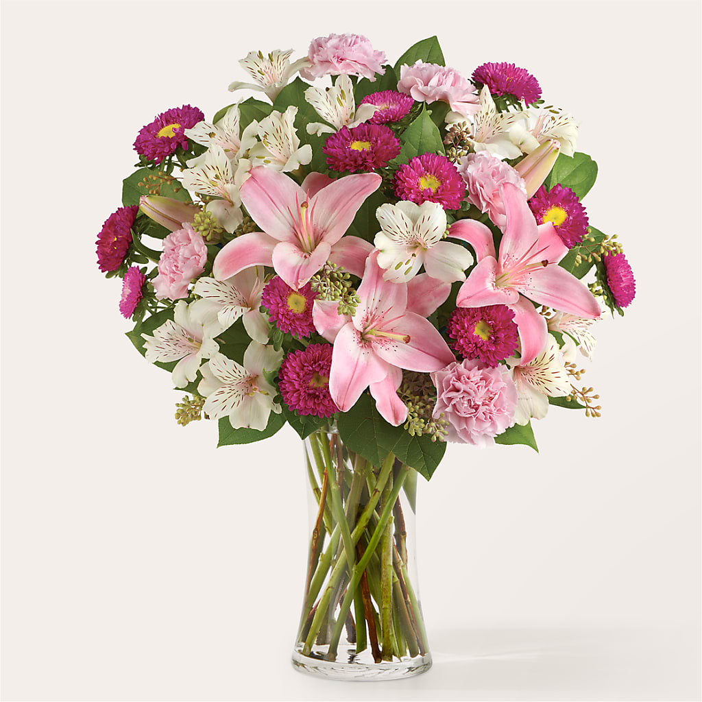 Feeling Fuchsia Bouquet – Guilles Flowers Santa Clara, San Jose CA