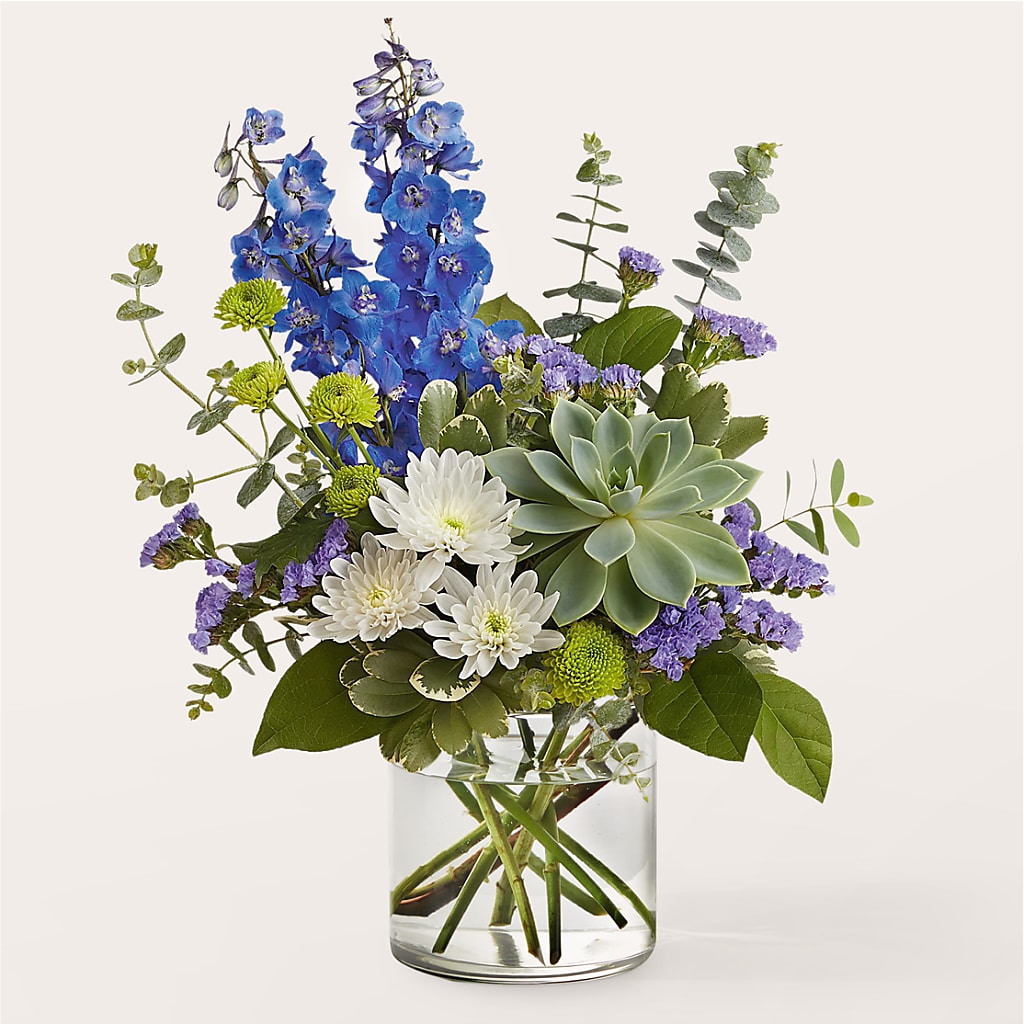 Cerulean Waves Bouquet – Guilles Flowers Santa Clara, San Jose CA