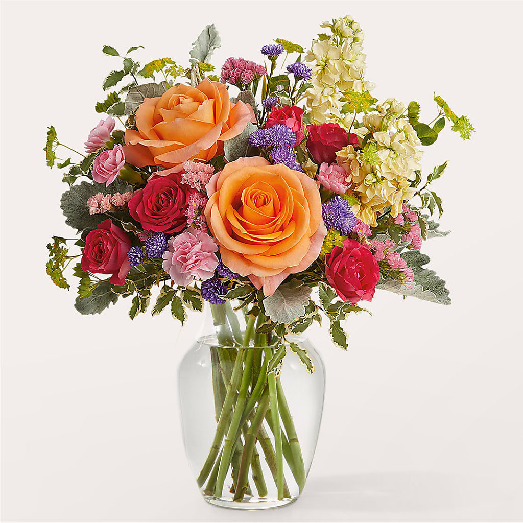 Tangerine Tango Bouquet – Guilles Flowers Santa Clara, San Jose CA