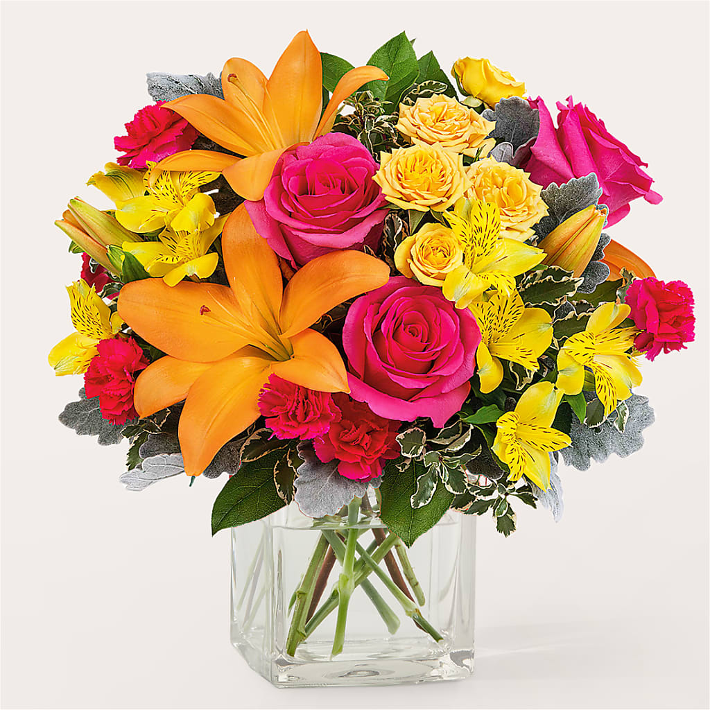 To the Tropics Bouquet – Guilles Flowers Santa Clara, San Jose CA