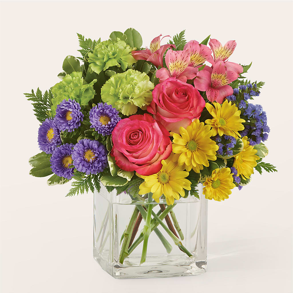 Candy Jar Bouquet – Guilles Flowers Santa Clara, San Jose CA
