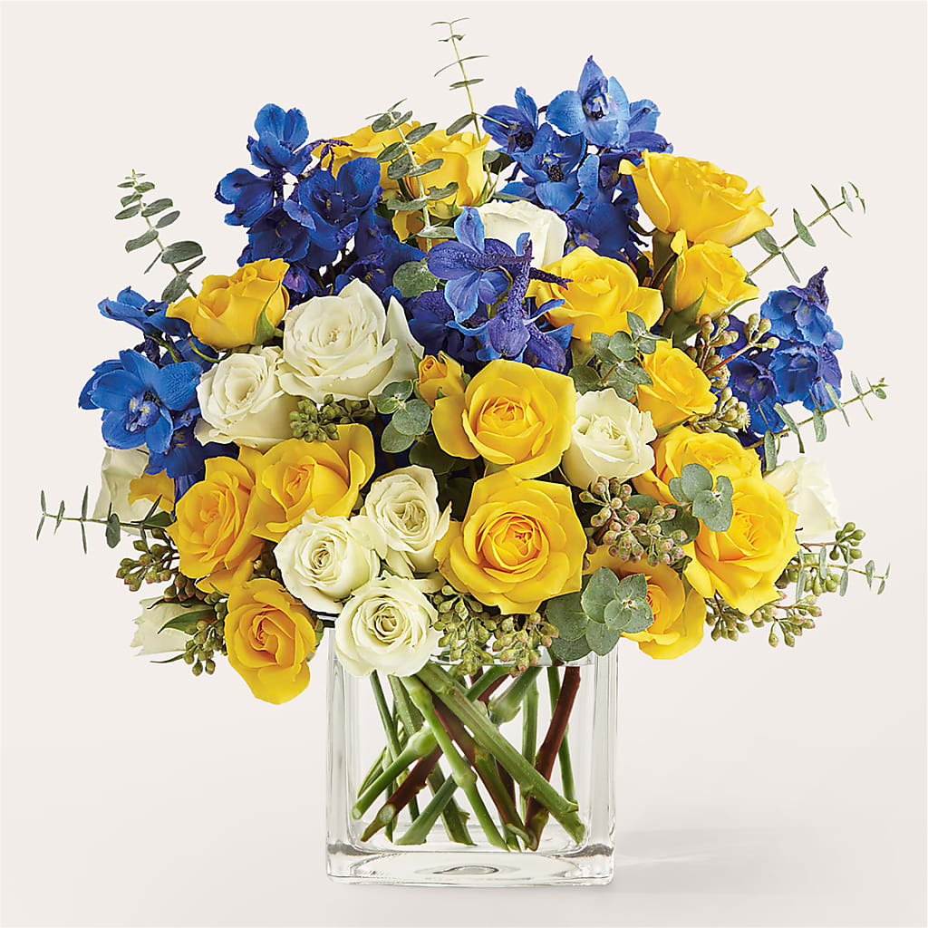 Sparkling Citrine Bouquet – Guilles Flowers Santa Clara, San Jose CA