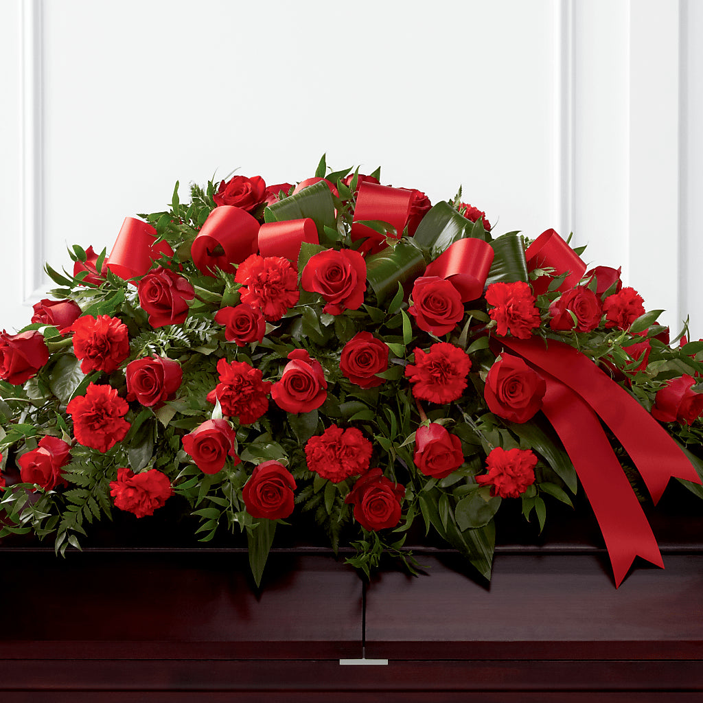 Tribute of Life Casket Spray – Guilles Flowers Santa Clara, San Jose CA