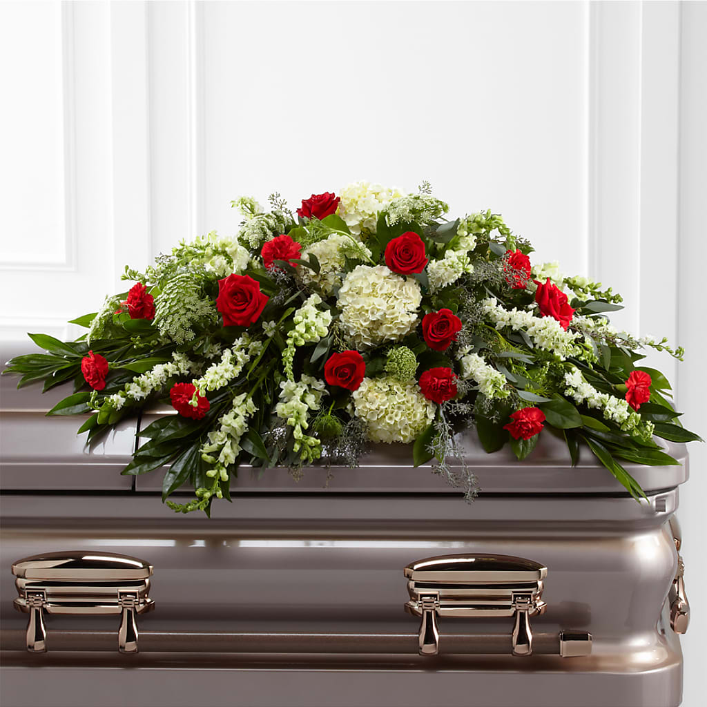 Sincerity Casket Spray – Guilles Flowers Santa Clara, San Jose CA