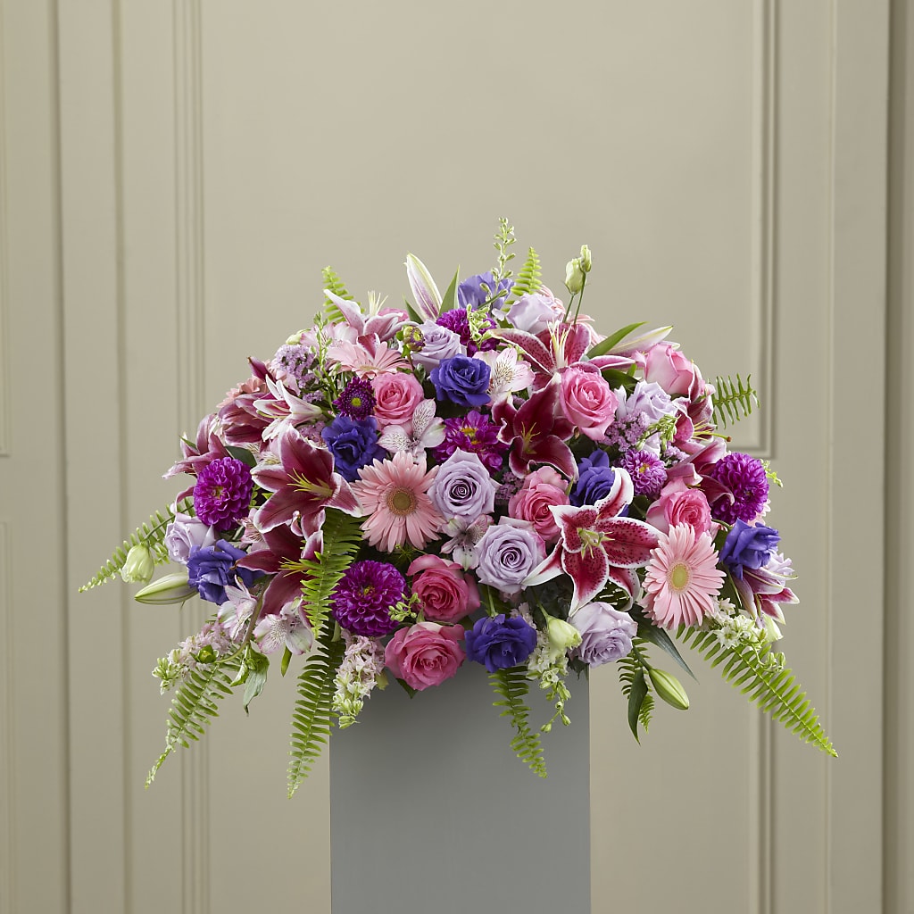 Fare Thee Well Pedestal – Guilles Flowers Santa Clara, San Jose CA