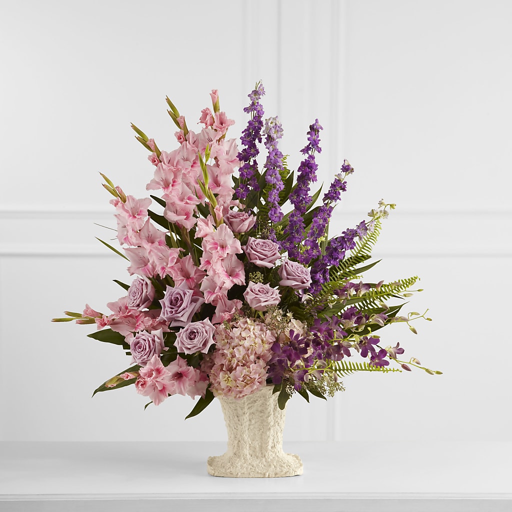 Flowing Garden Arrangement – Guilles Flowers Santa Clara, San Jose CA