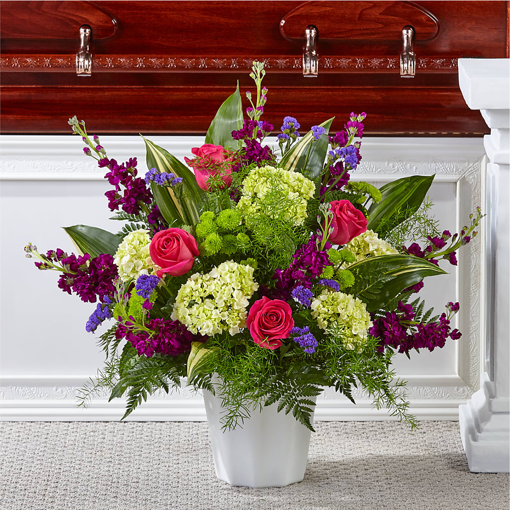 Beautiful Horizons Floor Basket – Guilles Flowers Santa Clara, San Jose CA