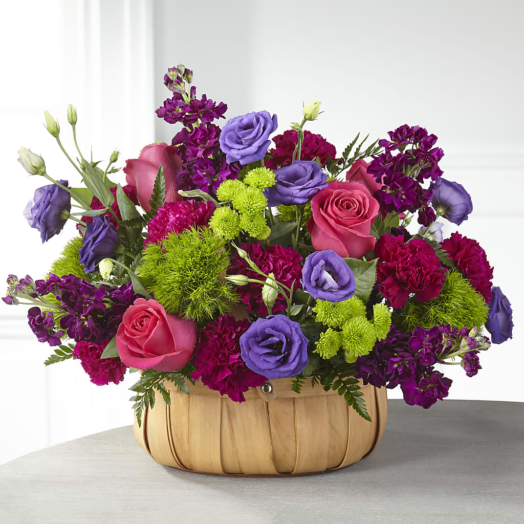 Serene Sanctuary Basket – Guilles Flowers Santa Clara, San Jose CA