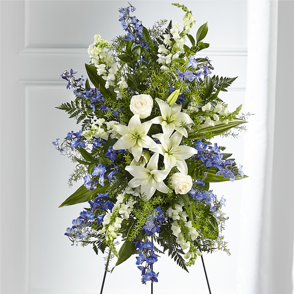 Faithful Friend Standing Spray – Guilles Flowers Santa Clara, San Jose CA