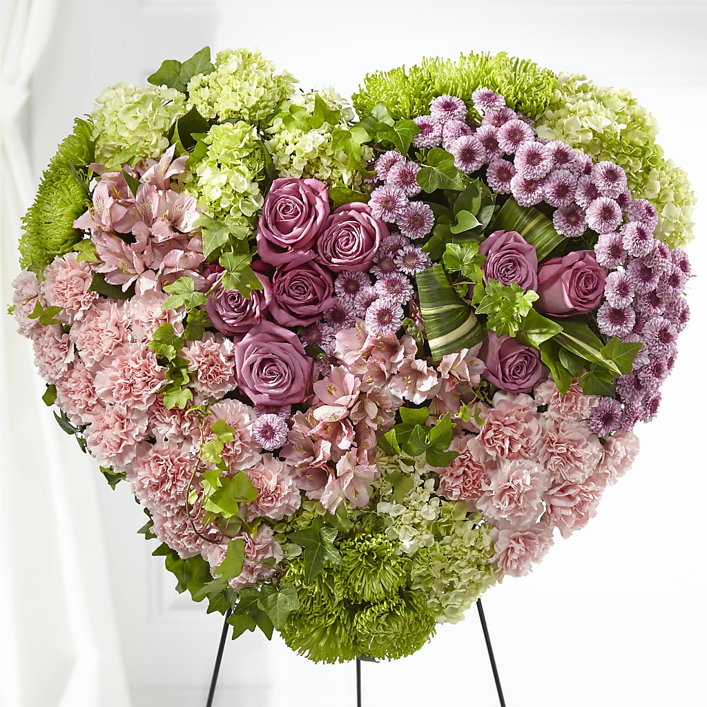 Heartwarming Standing Heart – Guilles Flowers Santa Clara, San Jose CA