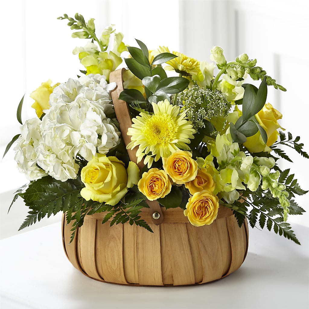Rustic Remembrance Basket – Guilles Flowers Santa Clara, San Jose CA