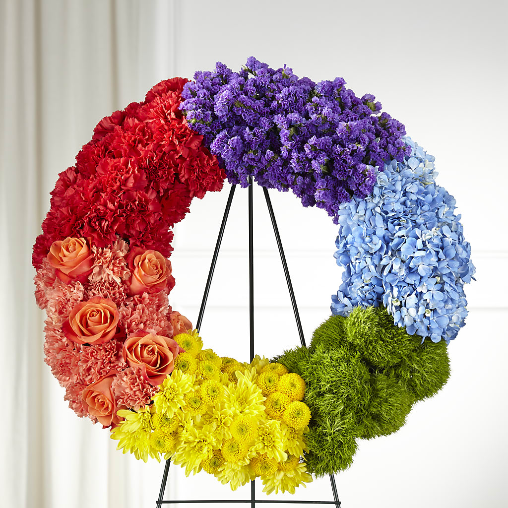 Circle of Love Wreath – Guilles Flowers Santa Clara, San Jose CA