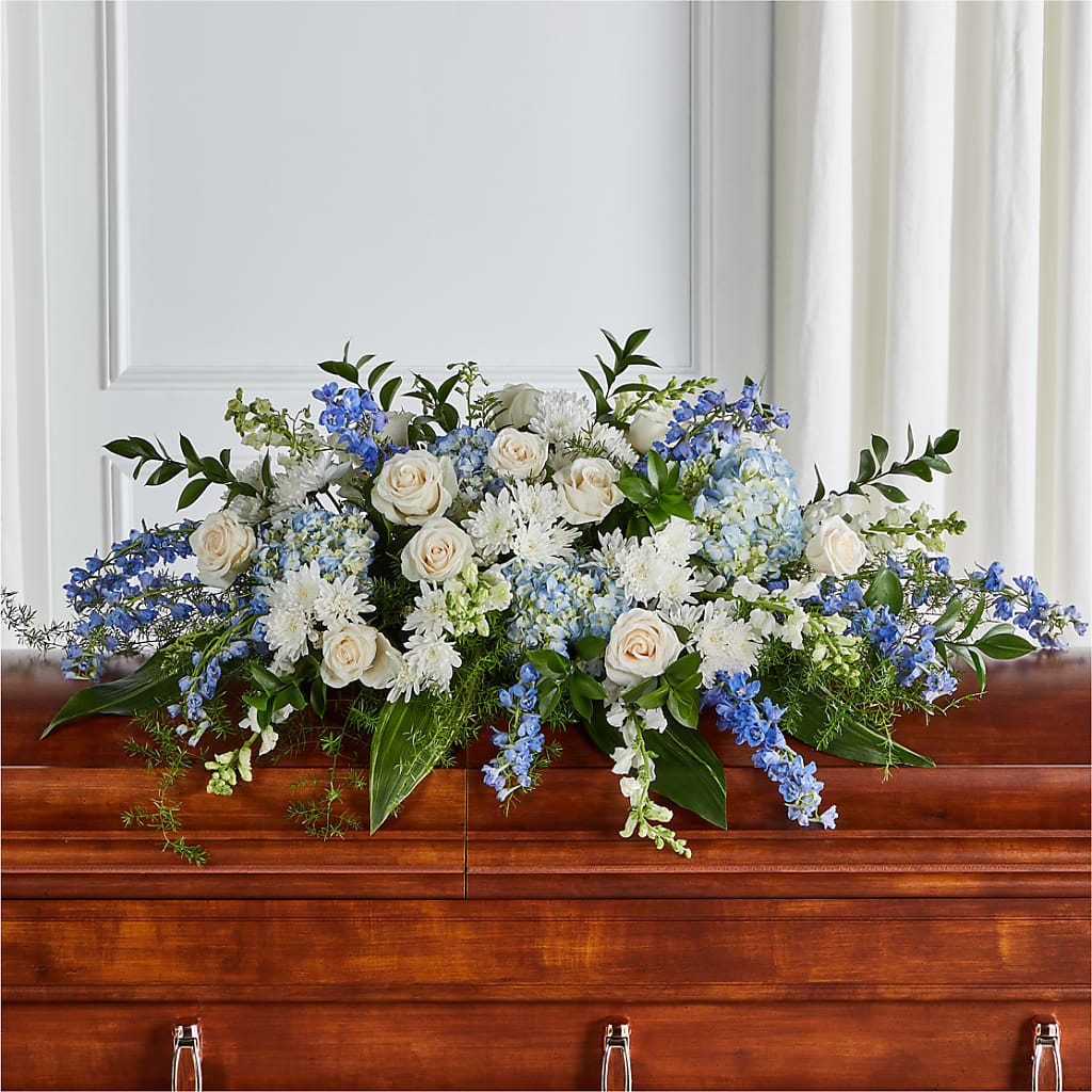 Timeless Essence Casket Spray – Guilles Flowers Santa Clara, San Jose CA