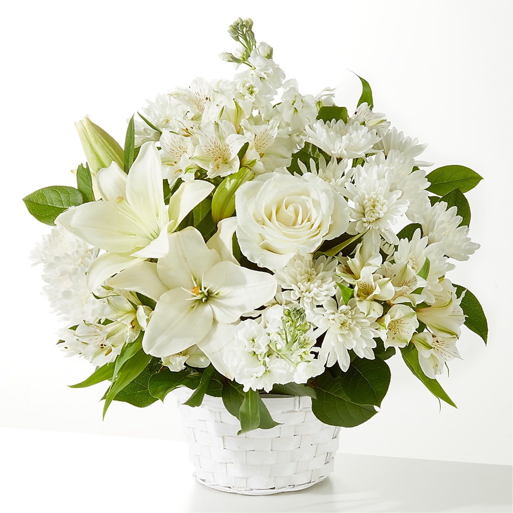 Peaceful Reflections Arrangement – Guilles Flowers Santa Clara, San Jose CA