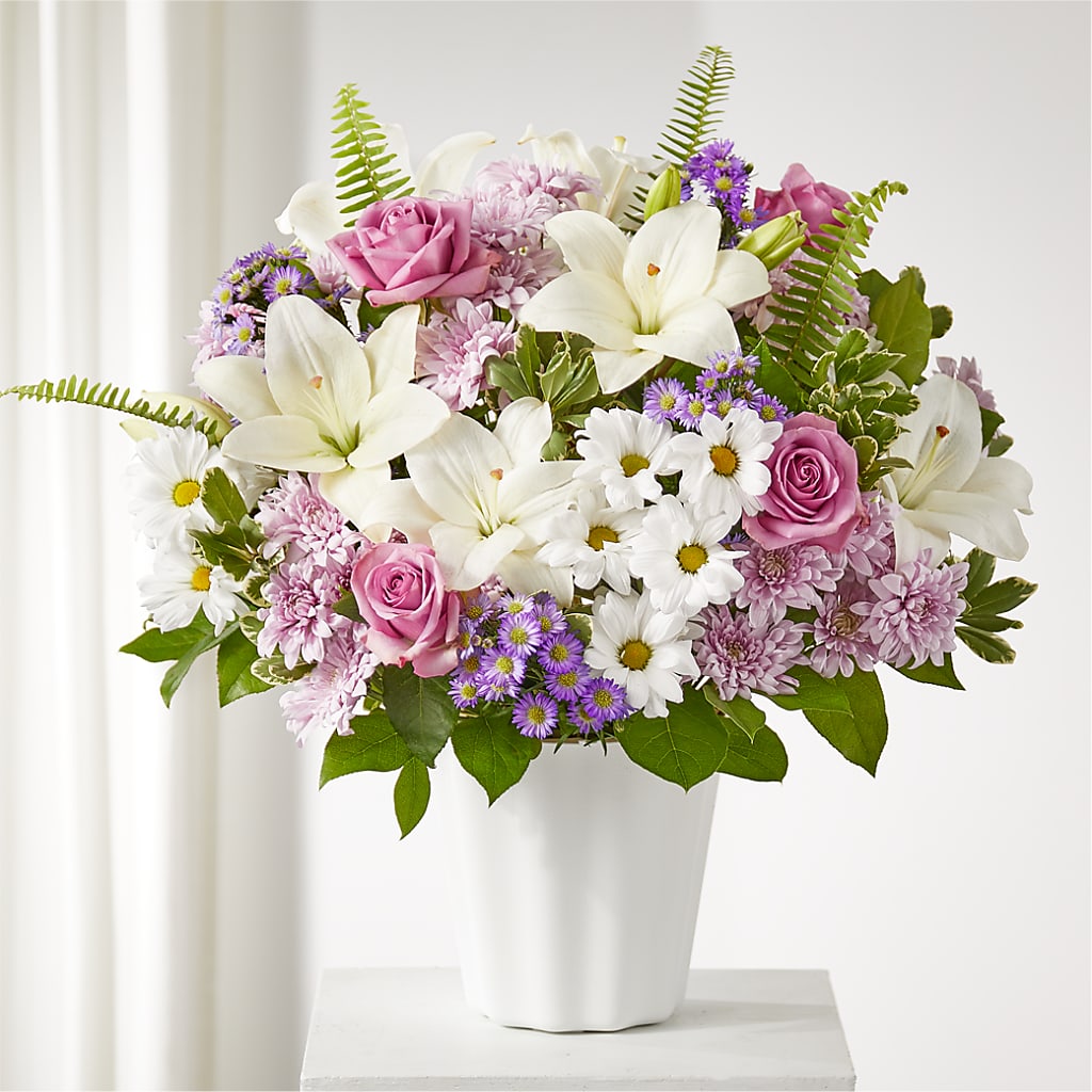 Warmest Thoughts Tabletop Basket – Guilles Flowers Santa Clara, San Jose CA