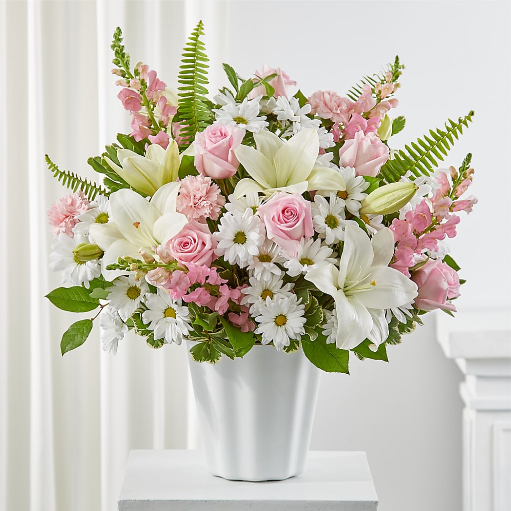 Soft Touch Tabletop Basket – Guilles Flowers Santa Clara, San Jose CA