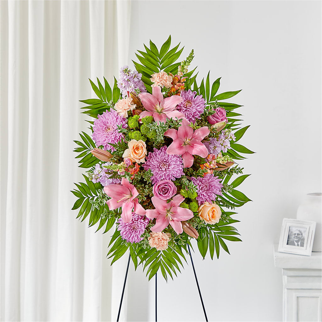 Love & Light Standing Spray – Guilles Flowers Santa Clara, San Jose CA