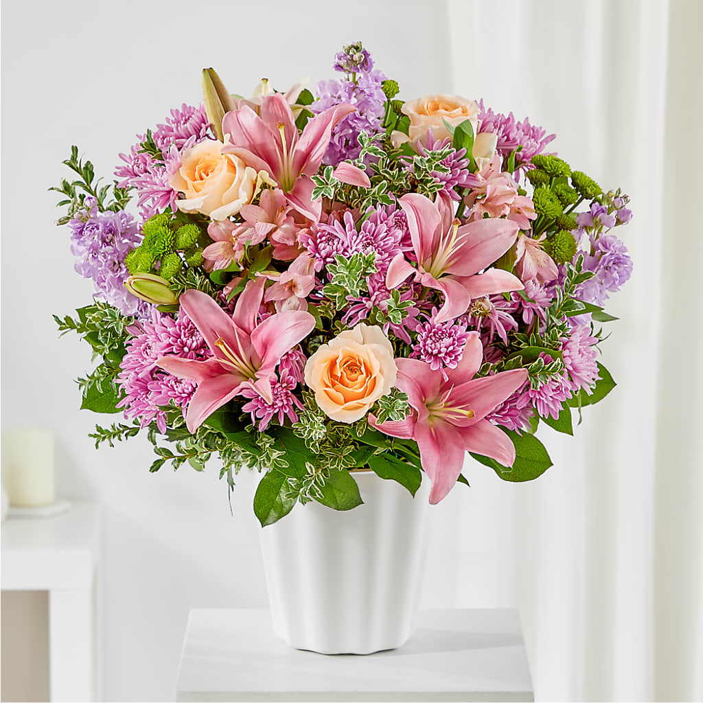 Supportive Embrace Tabletop Basket – Guilles Flowers Santa Clara, San Jose CA
