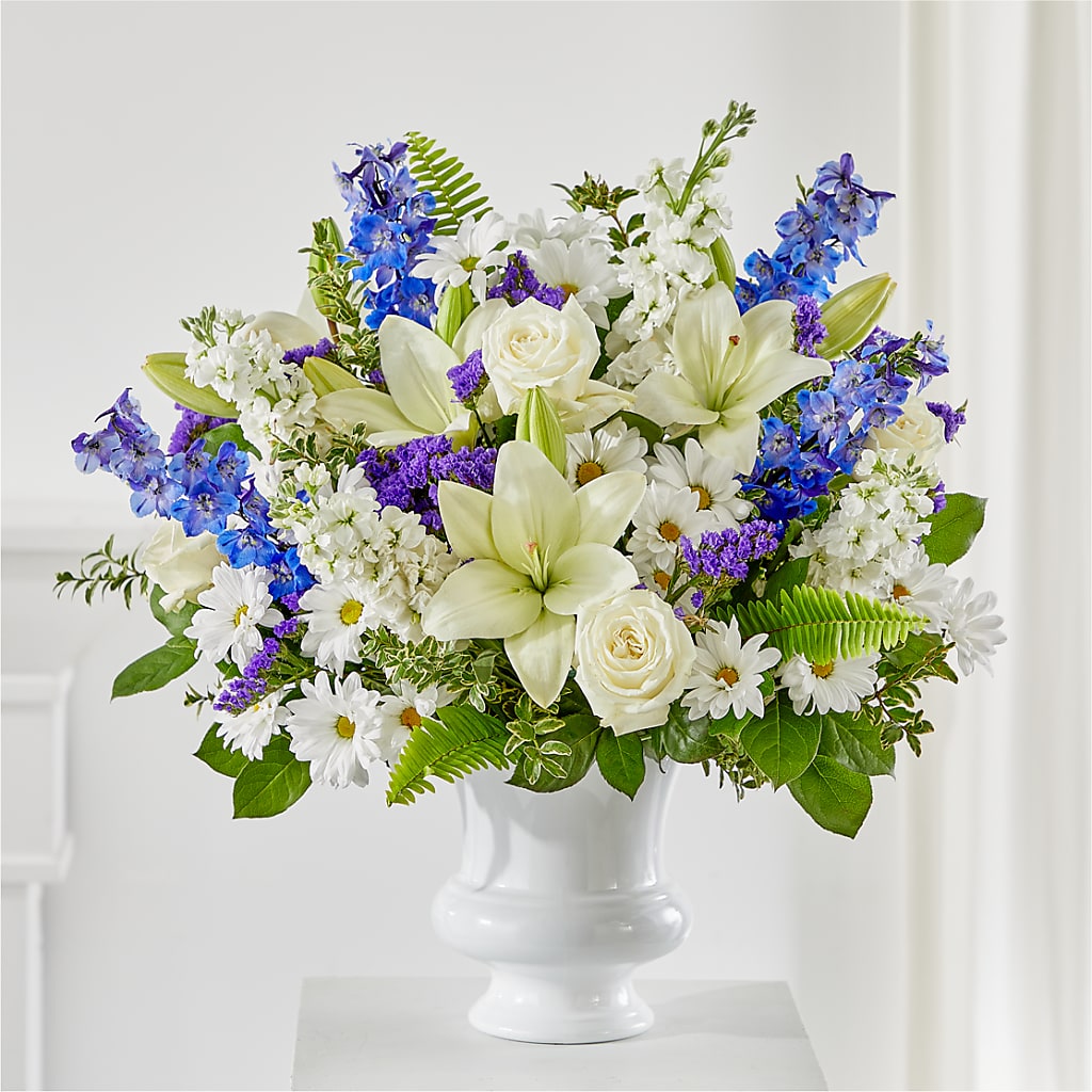Expressions of Hope Urn Arrangement – Guilles Flowers Santa Clara, San Jose CA