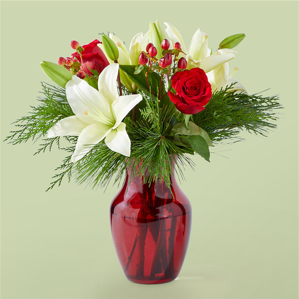 Evergreen Delight Bouquet – Guilles Flowers Santa Clara, San Jose CA