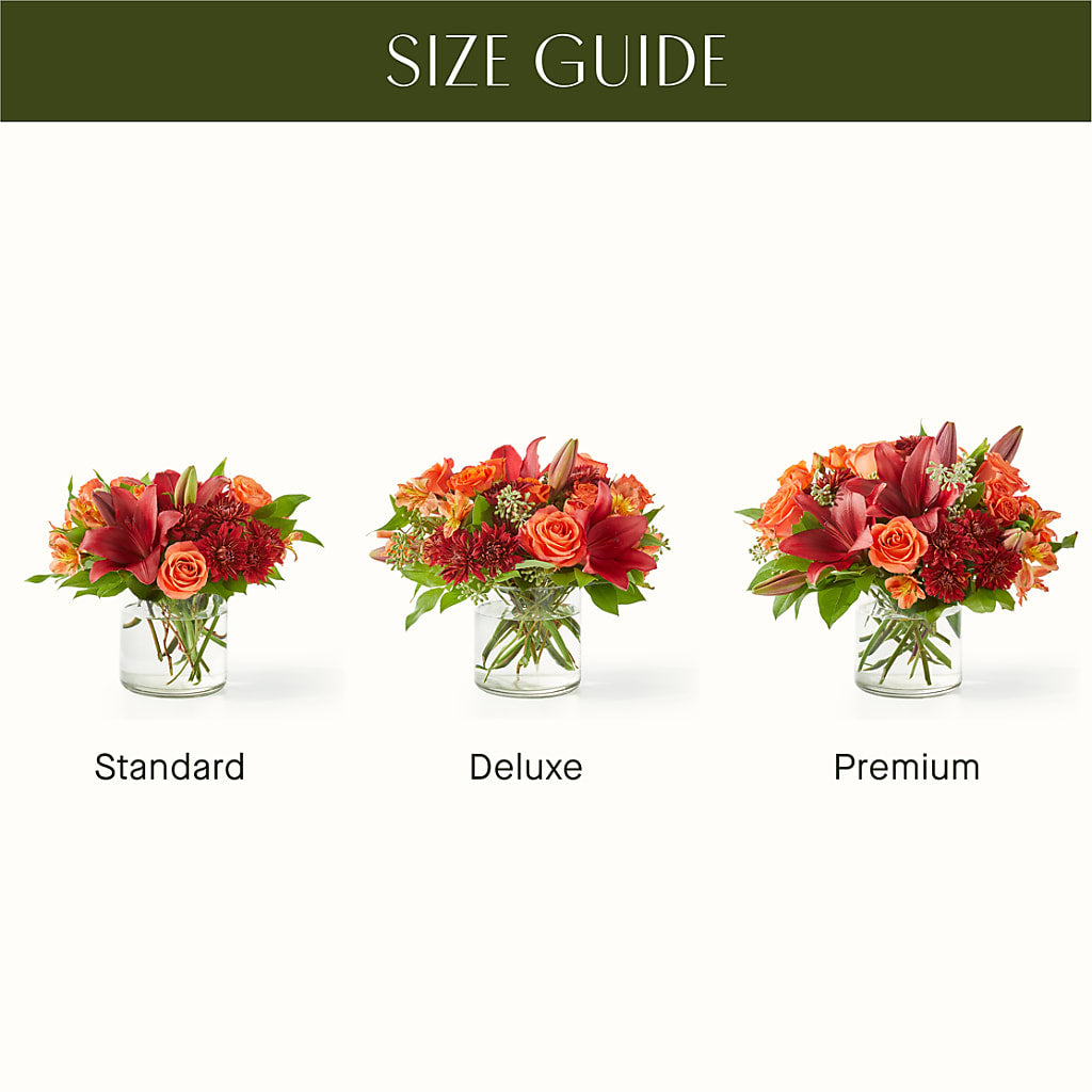 Crimson Leaves Bouquet – Guilles Flowers Santa Clara, San Jose CA