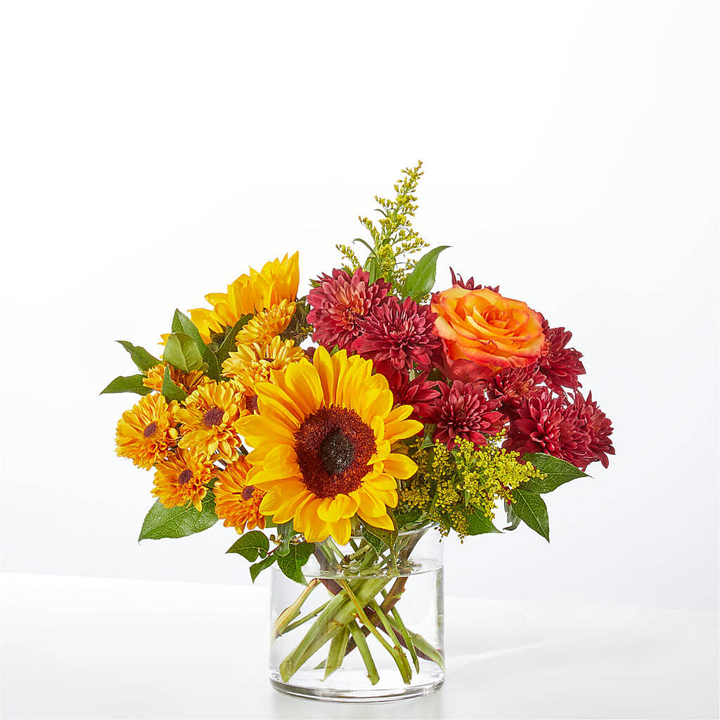 Flannel Scarf Bouquet – Guilles Flowers Santa Clara, San Jose CA