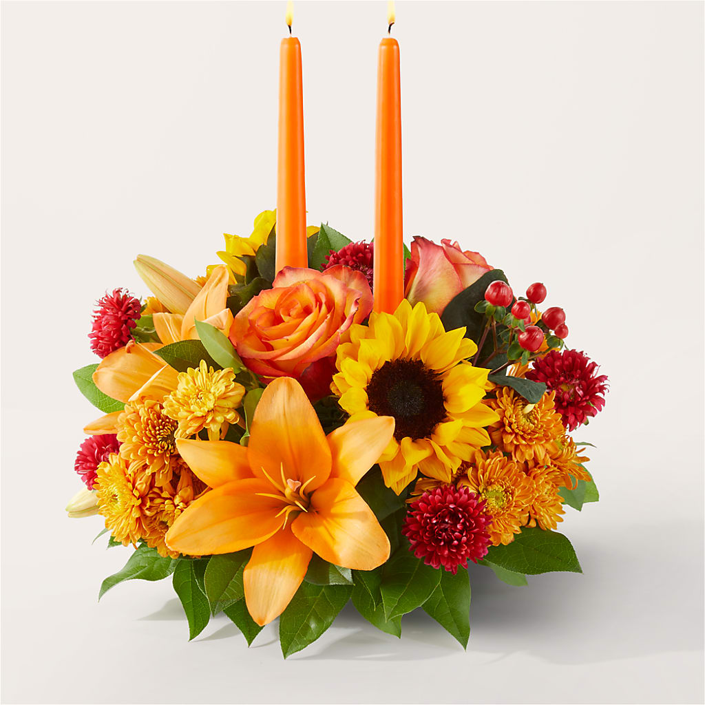 Grateful Centerpiece – Guilles Flowers Santa Clara, San Jose CA
