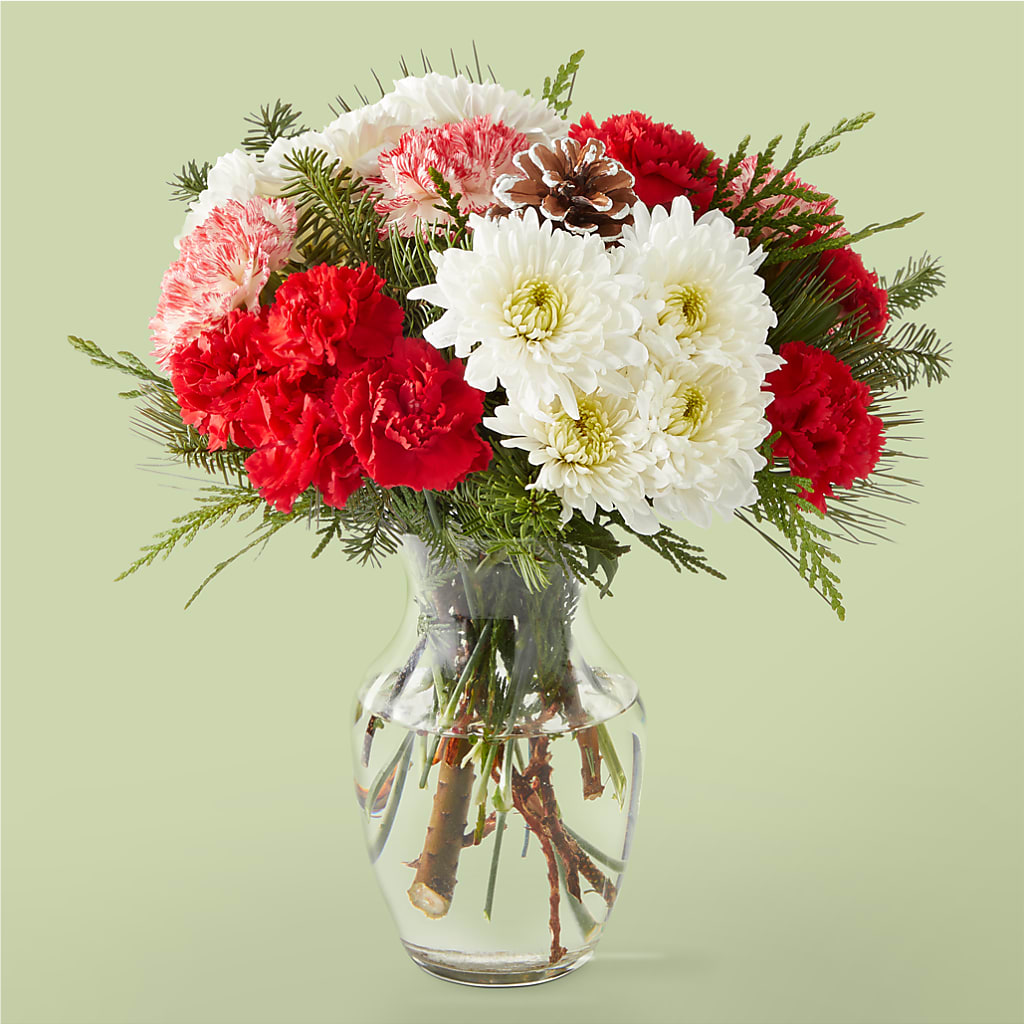 Candy Cane Lane Bouquet – Guilles Flowers Santa Clara, San Jose CA