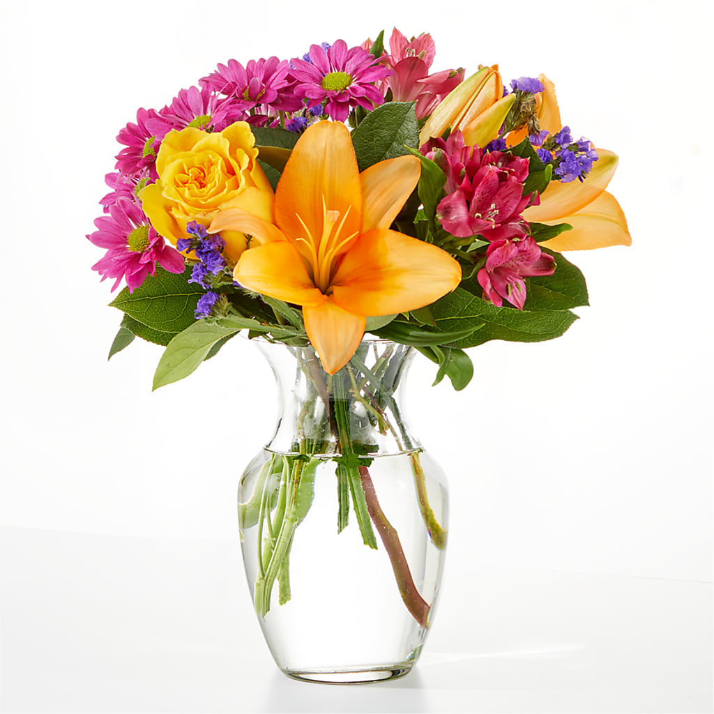 Colorful Visions Bouquet – Guilles Flowers Santa Clara, San Jose CA