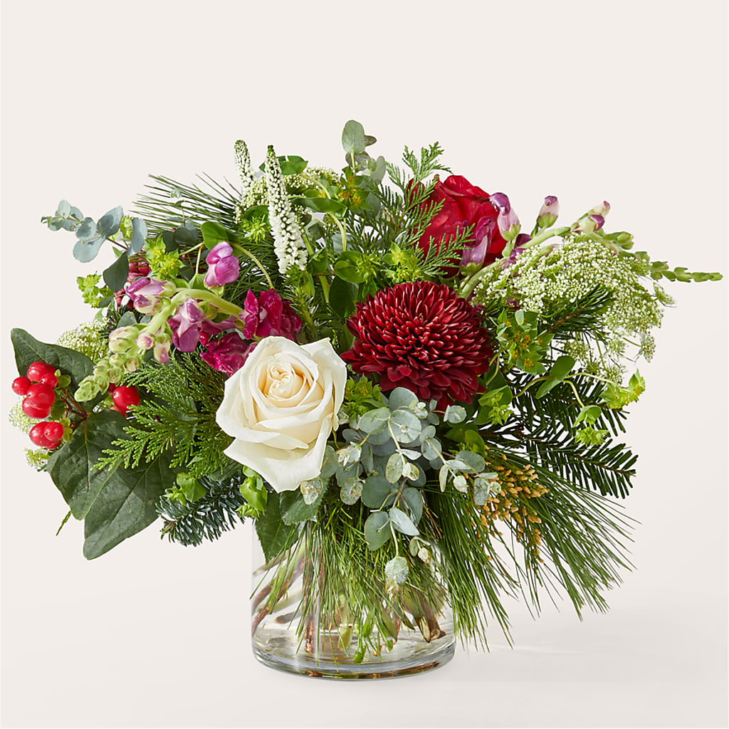 Cranberry Fizz Bouquet – Guilles Flowers Santa Clara, San Jose CA