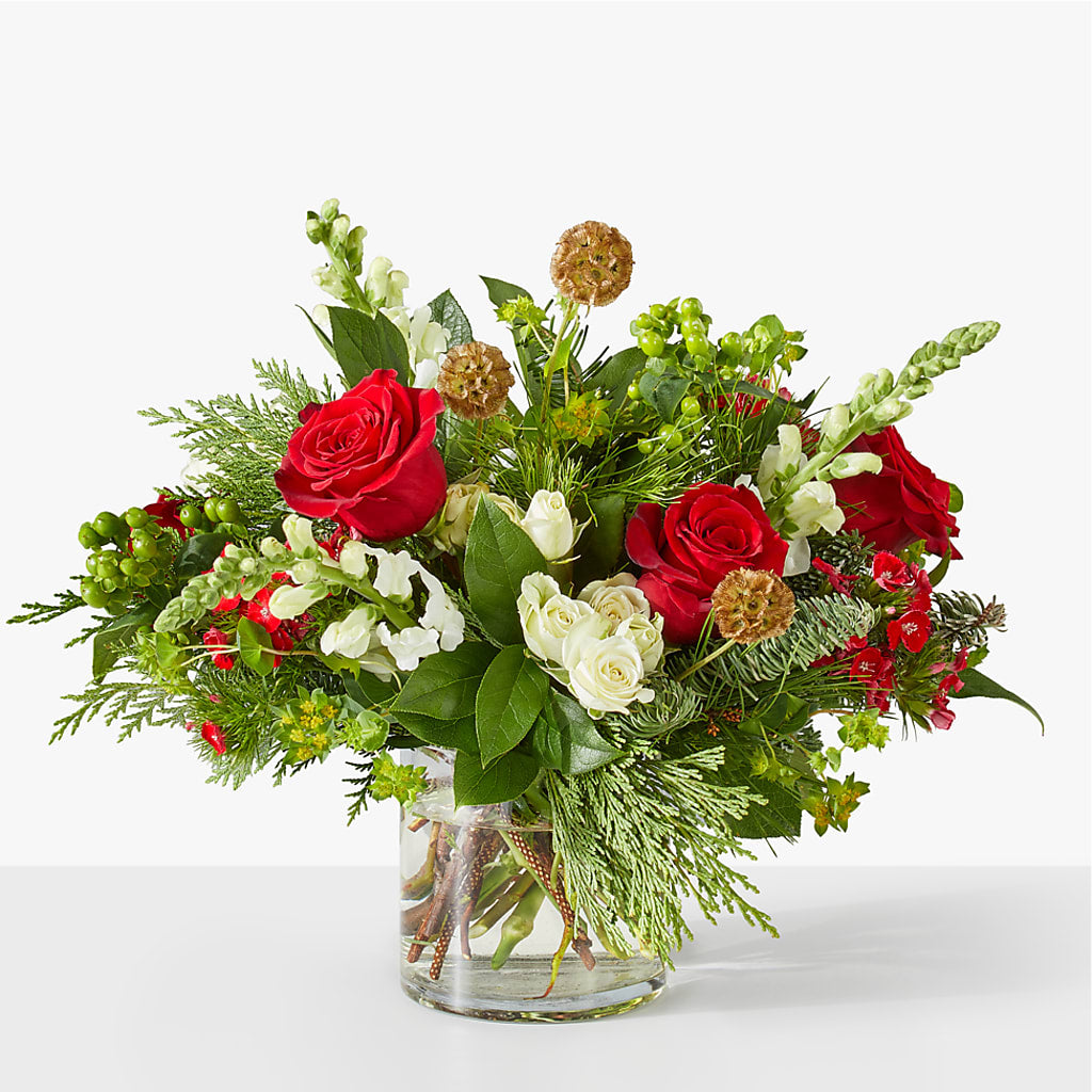 Deck the Halls Bouquet – Guilles Flowers Santa Clara, San Jose CA