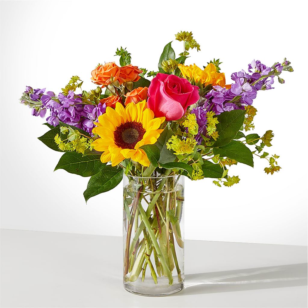 Vibrant Greetings Bouquet – Guilles Flowers Santa Clara, San Jose CA