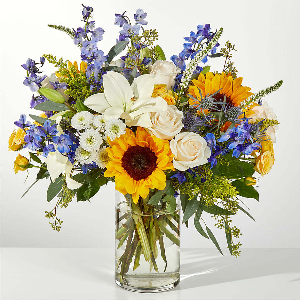 Wonderfully Sunny Bouquet – Guilles Flowers Santa Clara, San Jose CA