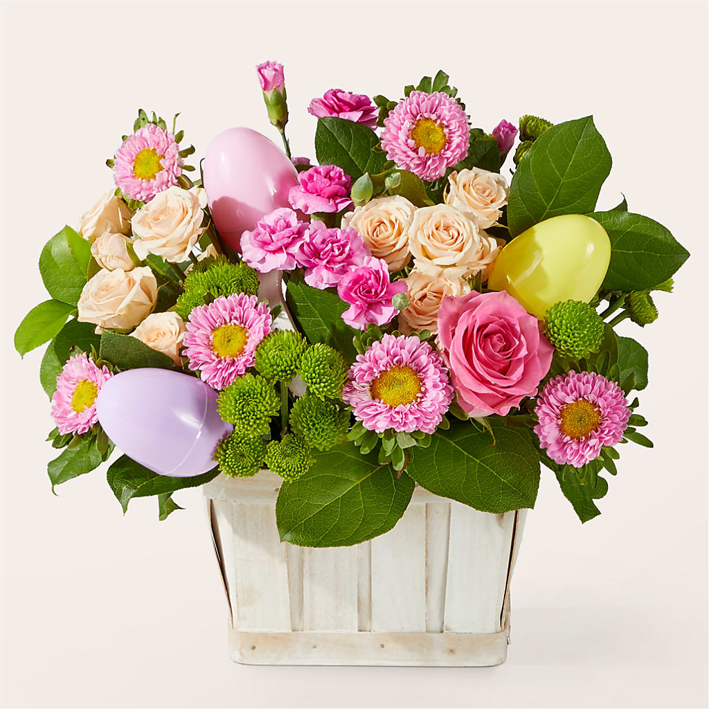 Get Eggcited Basket – Guilles Flowers Santa Clara, San Jose CA