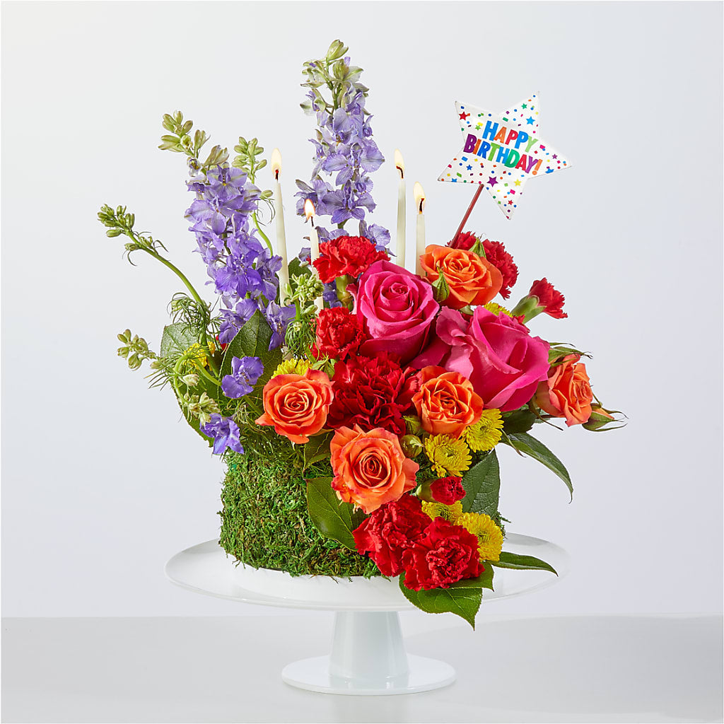 Best Year Yet Floral Cake – Guilles Flowers Santa Clara, San Jose CA