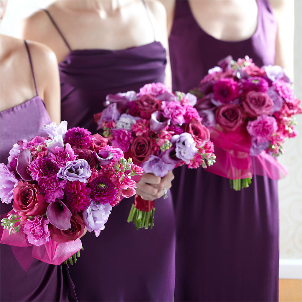 Bridesmaid's Garden Bouquet – Guilles Flowers Santa Clara, San Jose CA