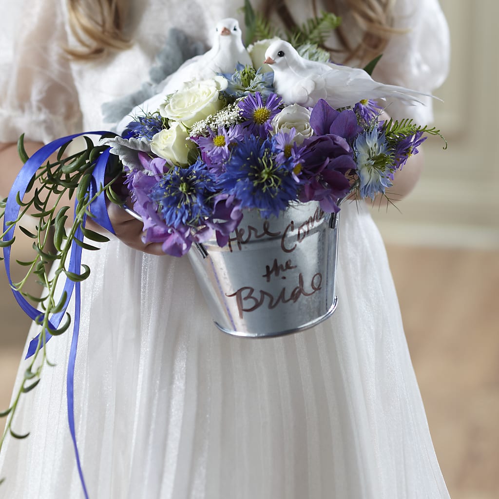 Enchantment Flower Girl Arrangement – Guilles Flowers Santa Clara, San Jose CA