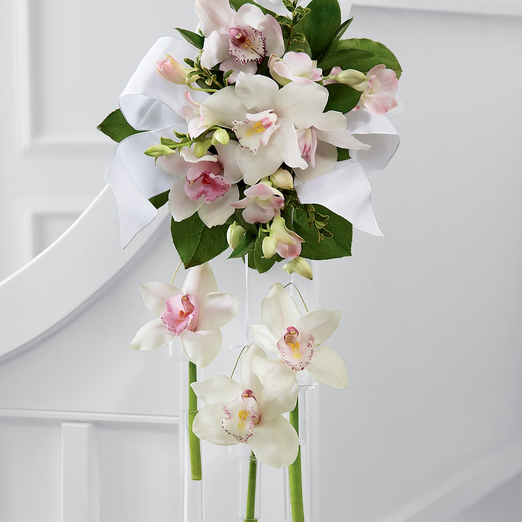 Perfect Entrance Pew Arrangement – Guilles Flowers Santa Clara, San Jose CA