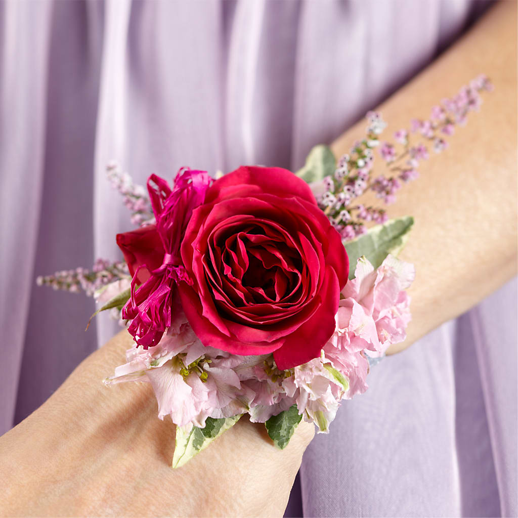 Rose Charm Corsage – Guilles Flowers Santa Clara, San Jose CA