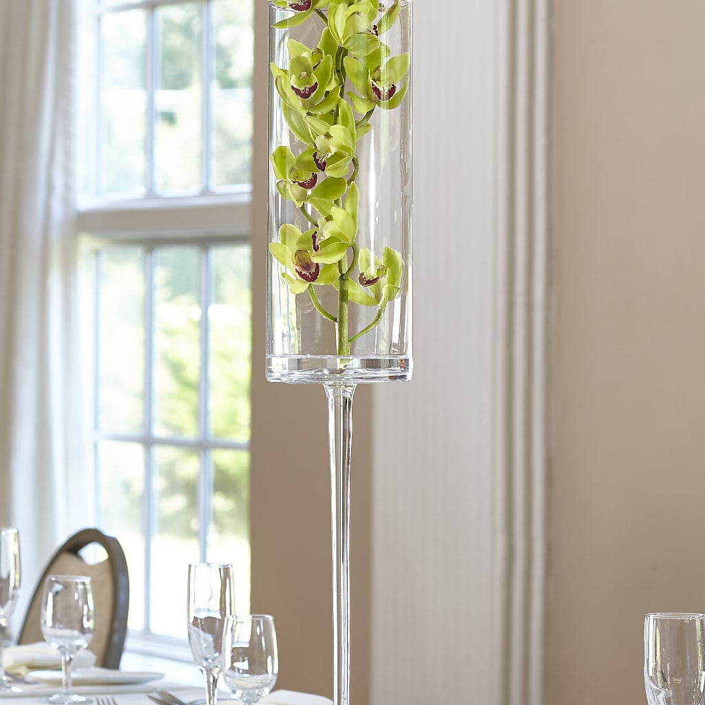 Green Mini Cymbidium Bouquet – Guilles Flowers Santa Clara, San Jose CA